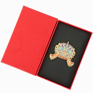 十二龙九凤冠文创金属冰箱贴定制刻字中国风装饰旅游纪念品伴手礼