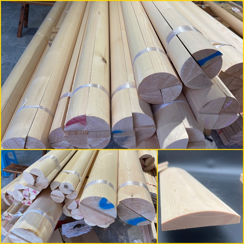 定制半圆实木线条客厅装饰欧式弧形收边画框压边滴水槽柜门背景墙