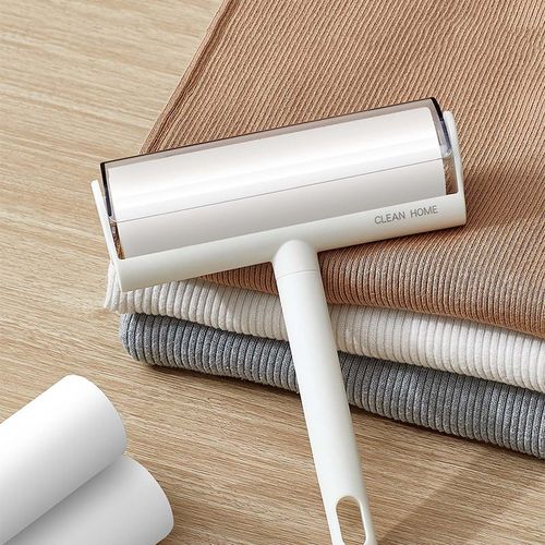 宠物粘毛器滚筒可撕式粘尘纸滚刷吸毛去毛刷衣服黏毛毡毛滚子替换