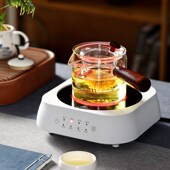 迷你电陶炉煮茶器煮茶炉多功能烧水蒸煮保温家用玻璃煮茶套装