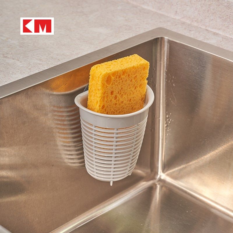 水槽沥水篮吸盘镂空置物盒厨房家用免打孔钢丝清洁球小刷子收纳篮,厨房/烹饪用具,水槽置物架,淘宝优惠券,粉丝福利购,淘宝优惠卷