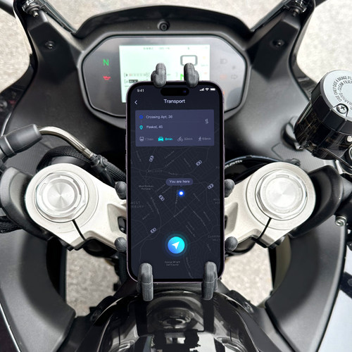 QJMOTO赛450专用摩托车减震手机支架导航防R震支架摩旅骑行装备
