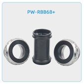 公路自行车螺纹式 浩盟中轴中空一体牙盘BAS中u轴BB68 73山地 中轴