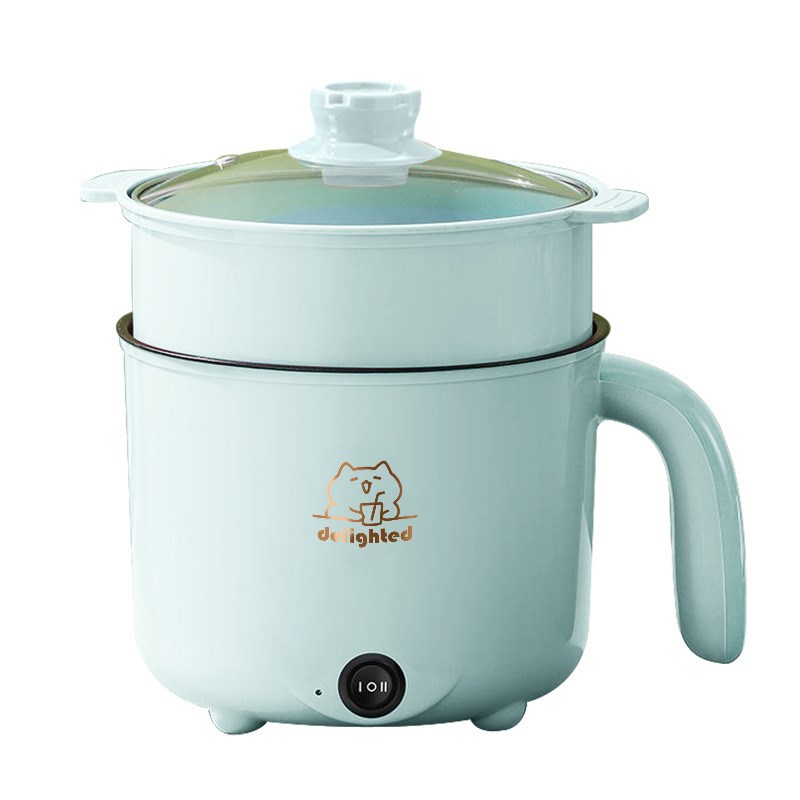 电煮锅多功能宿舍学生锅家用z小型电热火锅迷你泡面锅单人用小