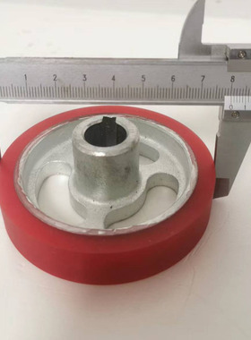 永创双电机半e自动打包机送退带主动滚轮红色胶轮YS-2A-05B配件