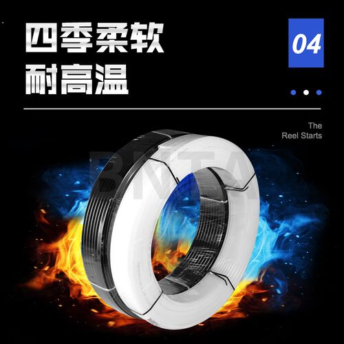 PA6尼龙气管耐高压高温酸碱透明空压A机耐磨软管6X1 8X1 10*1.25