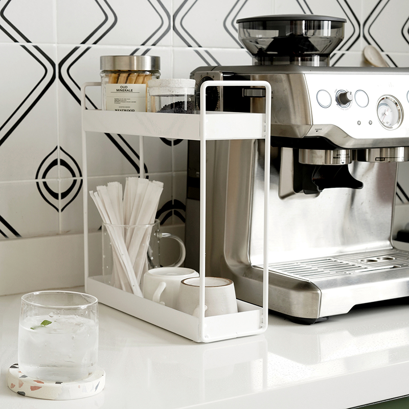 卫生间台面置物架 厨房杂t物收纳架 桌面展示架 二层化妆品储物架