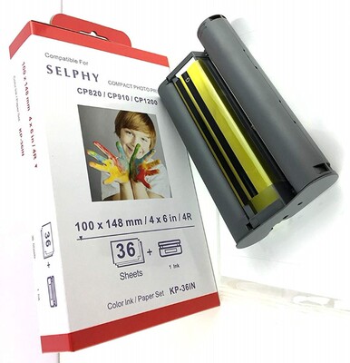兼容cp900相f纸5寸6寸炫飞cp910墨盒佳能CP1200 CP910 CP1300色带