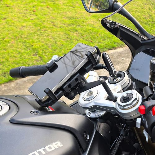 适用钱江QJmotlo赛600rs摩托车可旋转减震手机支架导航防震防抖