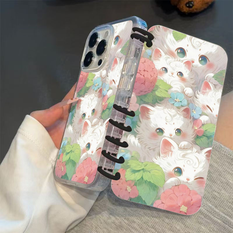 柯柯书本壳可爱猫咪适用