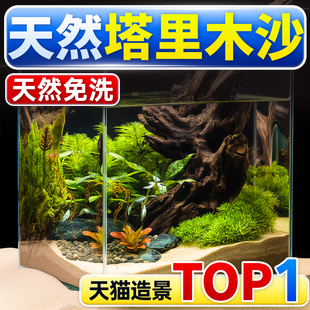 天然沙漠沙儿童鱼缸造景装饰龟缸砂仓鼠猫砂鸟类爬虫尿沙塔里木沙