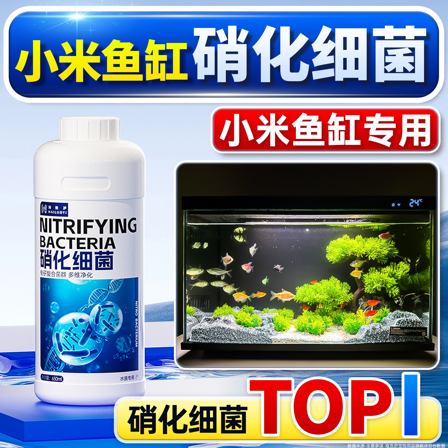 小米鱼缸款消化硝化细菌龟鱼缸净水养鱼水质稳定分解鱼粪消化活菌,宠物/宠物食品及用品,硝化细菌,淘宝优惠券,粉丝福利购,淘宝优惠卷