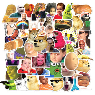 Meme Cars 极速50pcs Funny Flakes For Stickers pack Graffiti