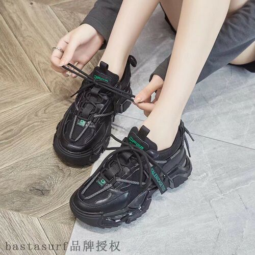 好货Korean genuine leather daddy shoes womens ins fashion s