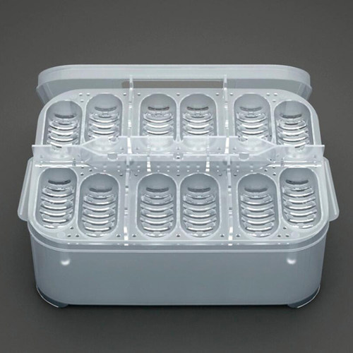 好货12 Grids Hatch Box Snake Lizard Reptile Egg Tray Boxes
