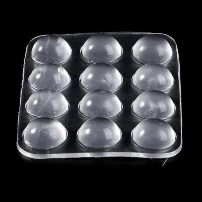 好货24 Pcs Resin Mute Pads Door Knob Wall Collision Avoidanc