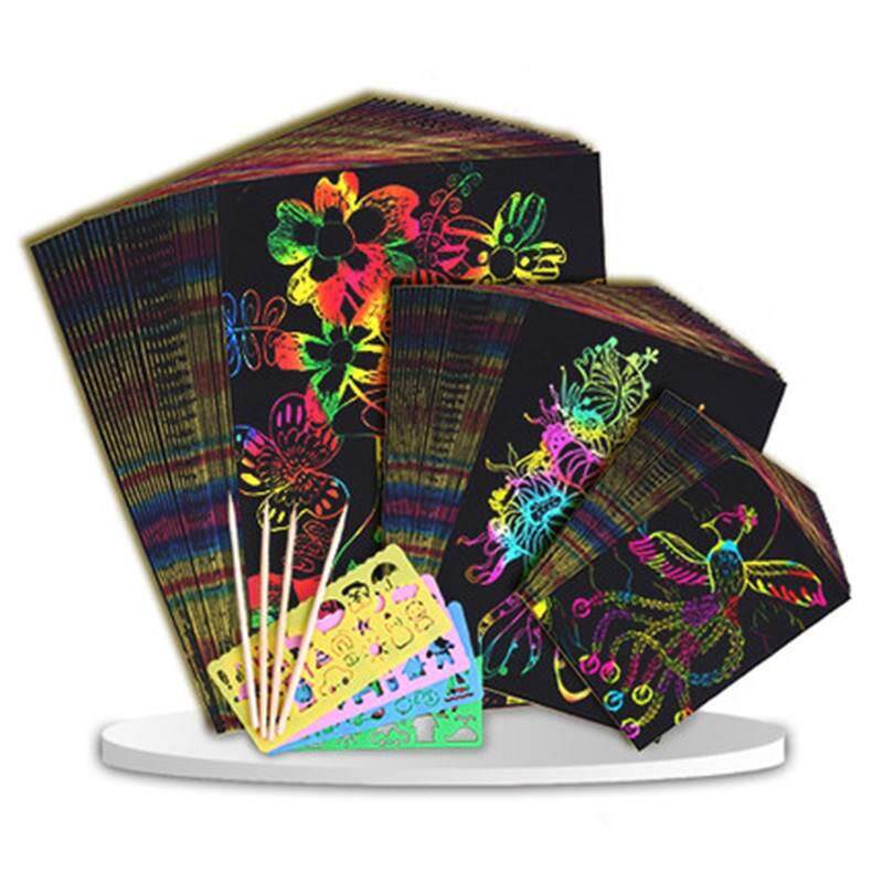 极速画质纸绘画瓜蜡画纸卡通刮刮卡彩砂纸刮蜡纸小学生儿童画画礼