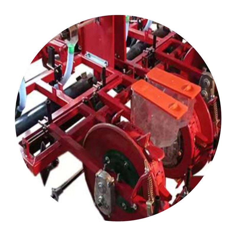 推荐先覆膜后播种j花生播种机新型高粱点播机新款玉米毛豆精播机