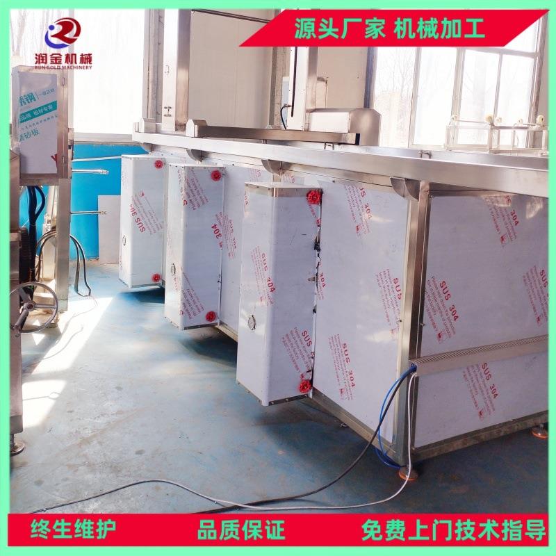 肉制品蜂窝卤煮锅蒸汽加热蜂窝煮锅三联卤煮锅厂家