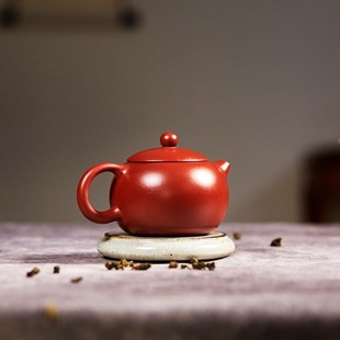 正宗宜兴紫砂壶原矿大红袍球孔西施壶家用功夫N茶壶茶具礼品200cc