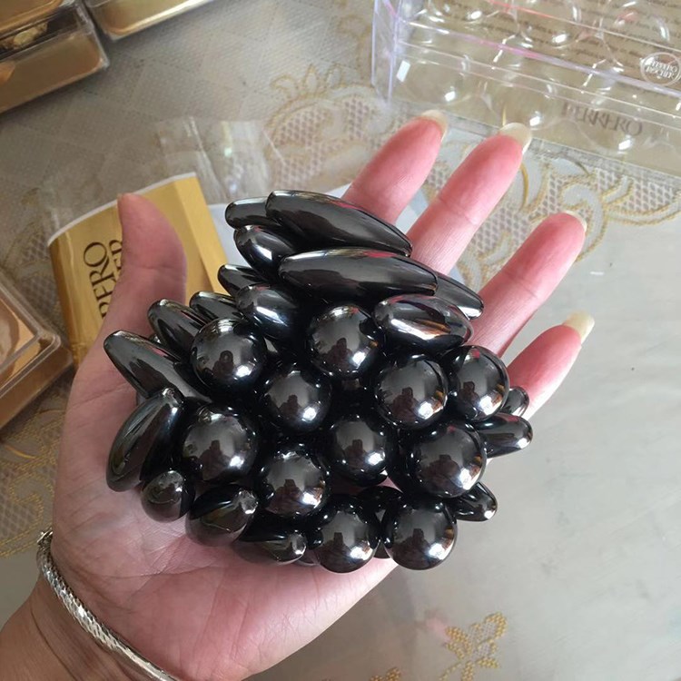 速发滋怀石强力磁力解克球强磁圆形磁铁马压铁旧玩具大号磁铁球学