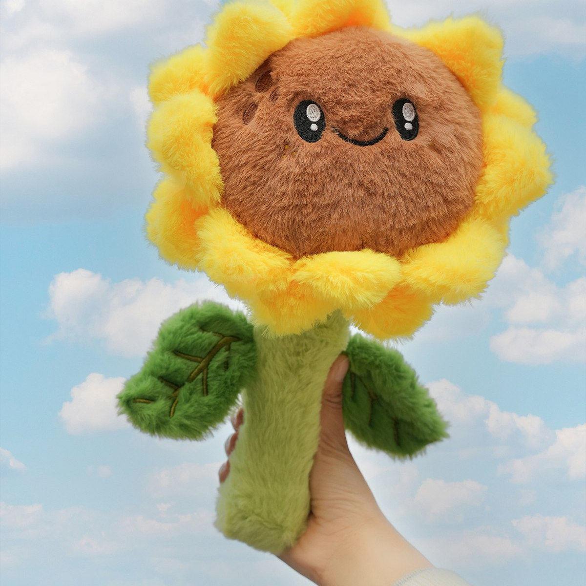 仿真向日葵太阳花毛绒玩具花朵玩偶公仔一举夺魁高考毕业男女礼物