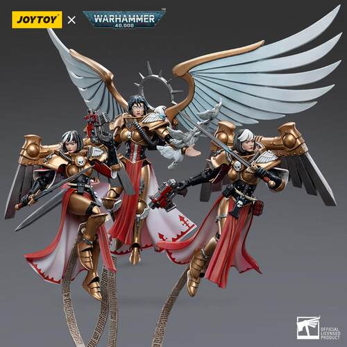 JOYTOY暗源战锤40K修女会塞莱斯汀 活圣人可动兵人手办模玩1：18