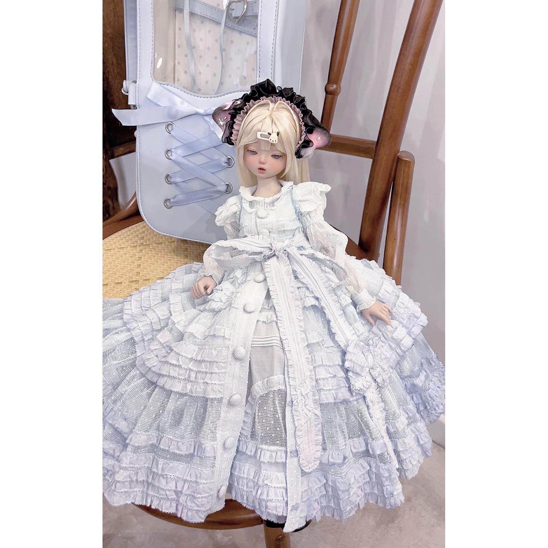 30｜冬禧/ bjd346分娃衣材料包ph风睫毛边段段裙非成品