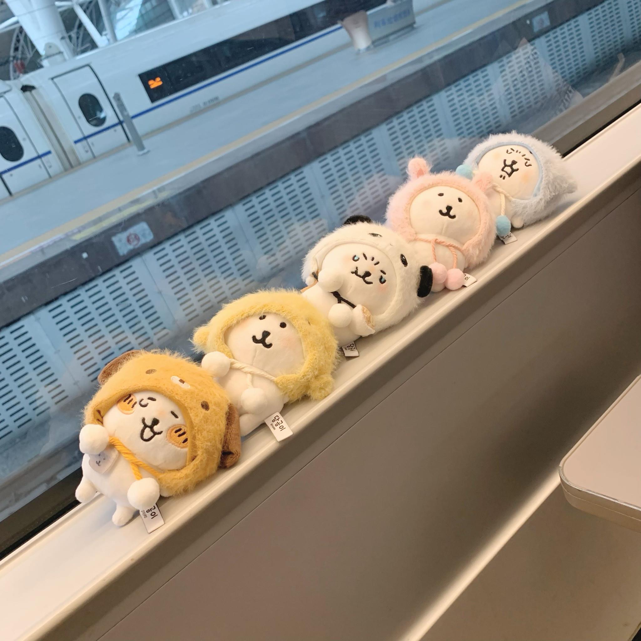 新款13cm自嘲熊原创玩偶头套娃衣10cm棉花娃娃配饰可爱包邮可
