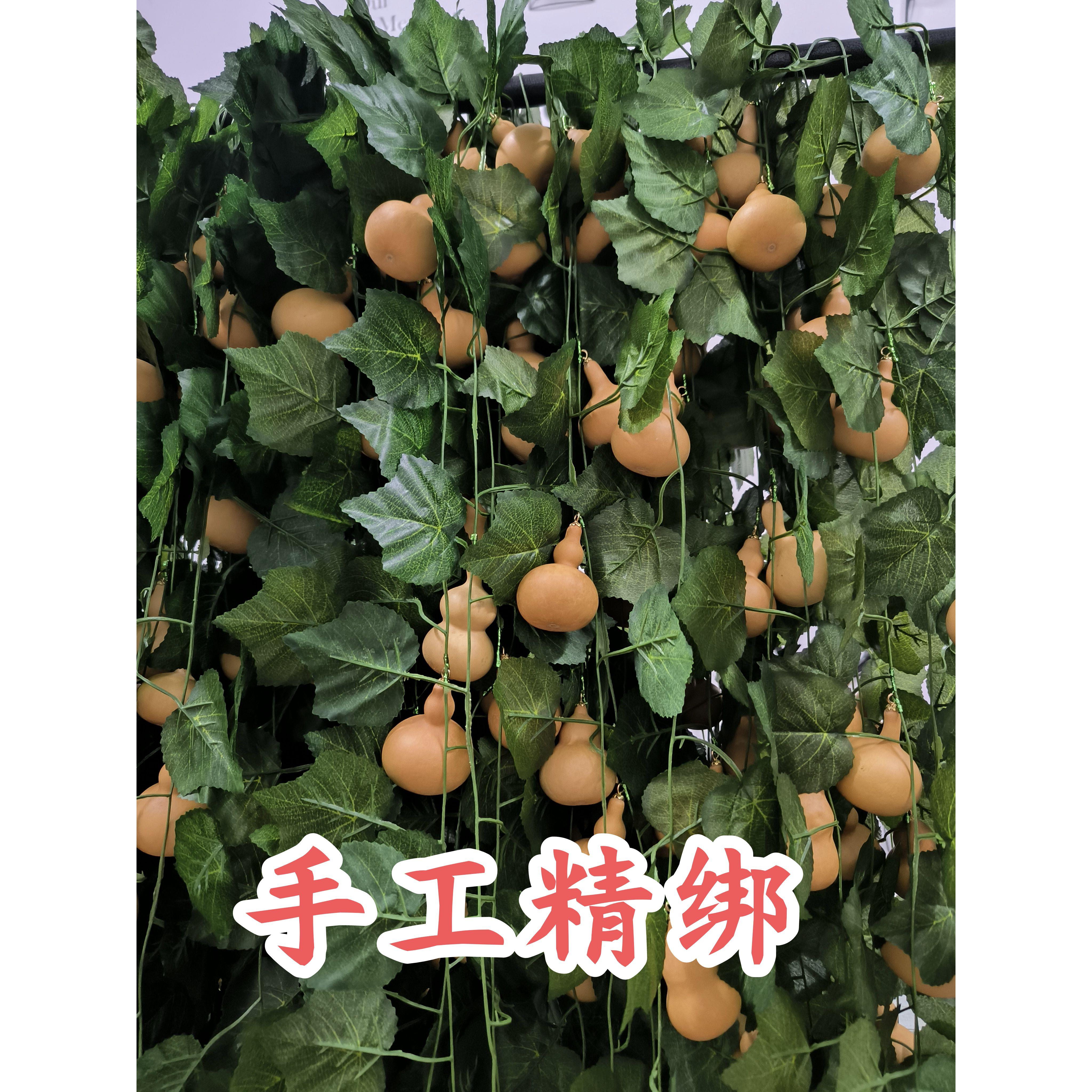 天然小葫芦仿真葡萄藤家居装饰管道缠绕遮丑商铺布景空调管道遮挡