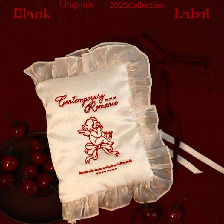 BlankLabel·法式刺绣浪漫风小天使拼贴A6手帐卡册书皮相册活页夹
