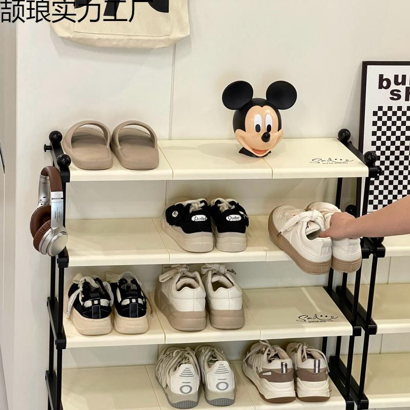 鞋架家用门口多层简易鞋子收纳架小窄入户鞋柜小型置物架宿舍