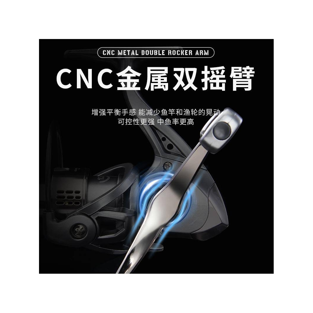 纺车轮小高尔全金属斜口浅线杯远投微物路亚轮防海水鱼线轮海竿