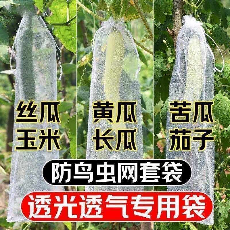 无纺布包瓜苦瓜丝瓜防虫网袋套袋羊角蜜保护袋防针蜂防果蝇专用袋