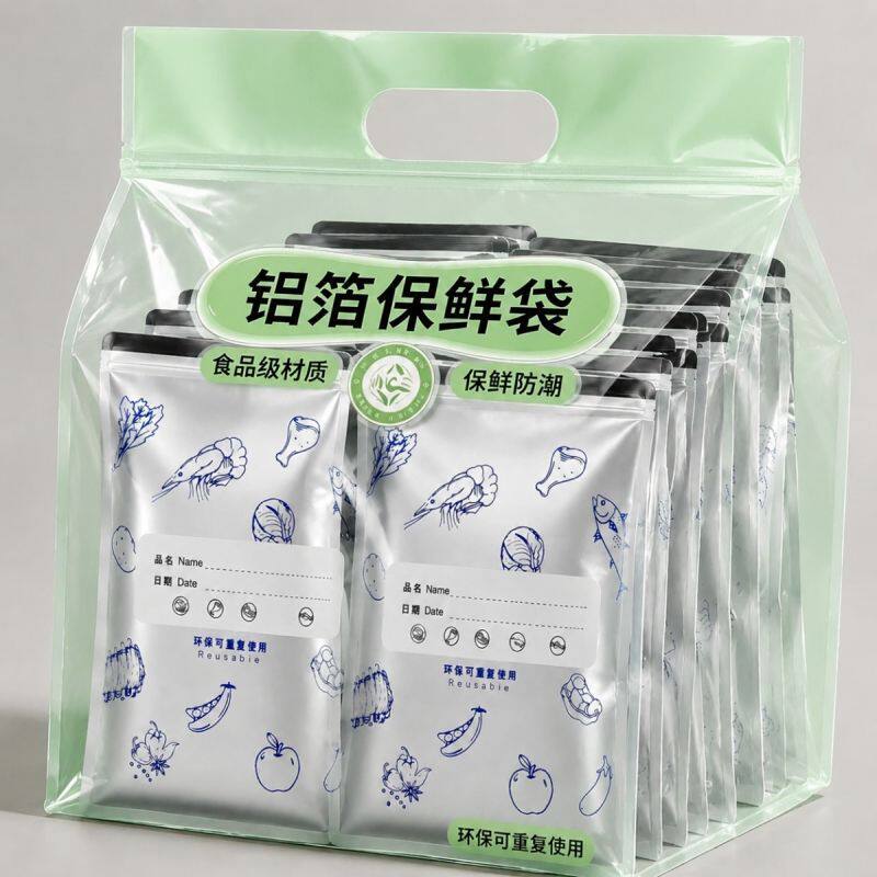 铝箔抗菌保鲜袋密封袋食品级家用冰箱冷冻不串味袋子自封袋食品袋