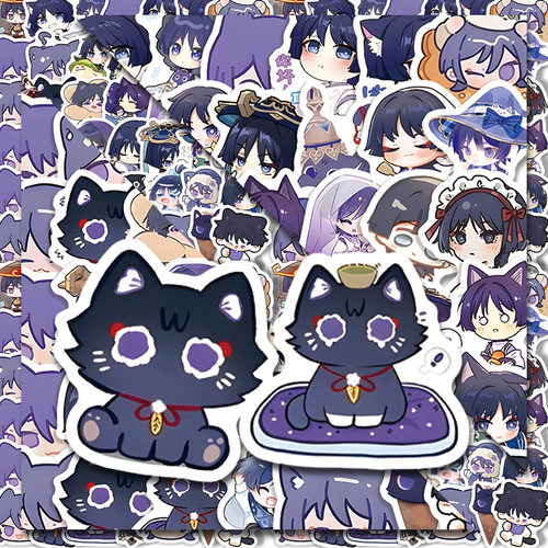 陶创创原神散兵周边贴纸Q版