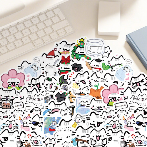 Basil罗勒小猫贴纸可爱卡通防水
