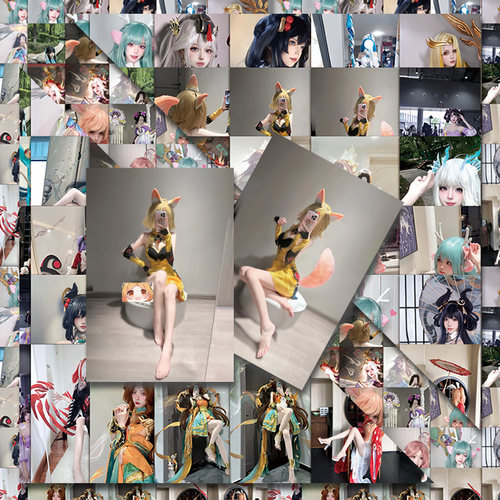 陶创创王者荣耀cos贴纸美女