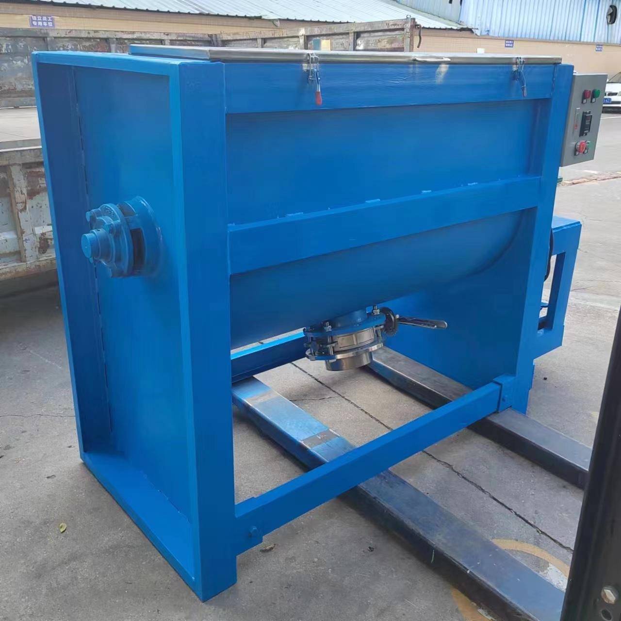 东莞厂家现货供应除油粉卧式搅拌机惠州不锈钢化工粉体加热混合机