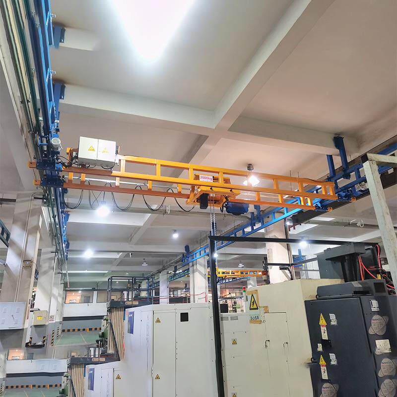 KBK电动双梁轨道欧式组合式柔性组合悬挂自立式刚性轨道起重机