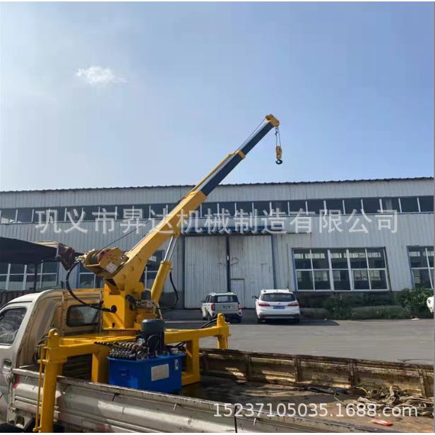 机械全液压车车载吊机货车液压随车吊船用车载折臂吊