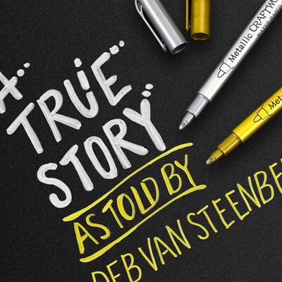 广纳550金属色工艺笔金银色记号签名笔贺卡DIY金属笔补漆高光笔