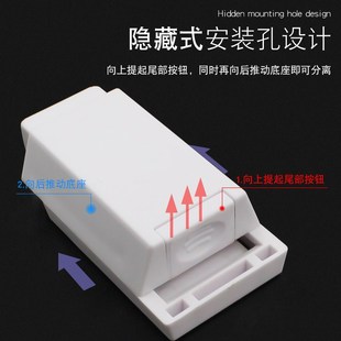 超重型隐形门反弹器衣柜门反弹器阻力器125公斤内都适用按弹器