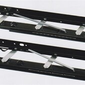 侧边升降餐桌滑轨 方桌自动升降书桌书桌导轨餐桌餐桌滑轨 圆桌