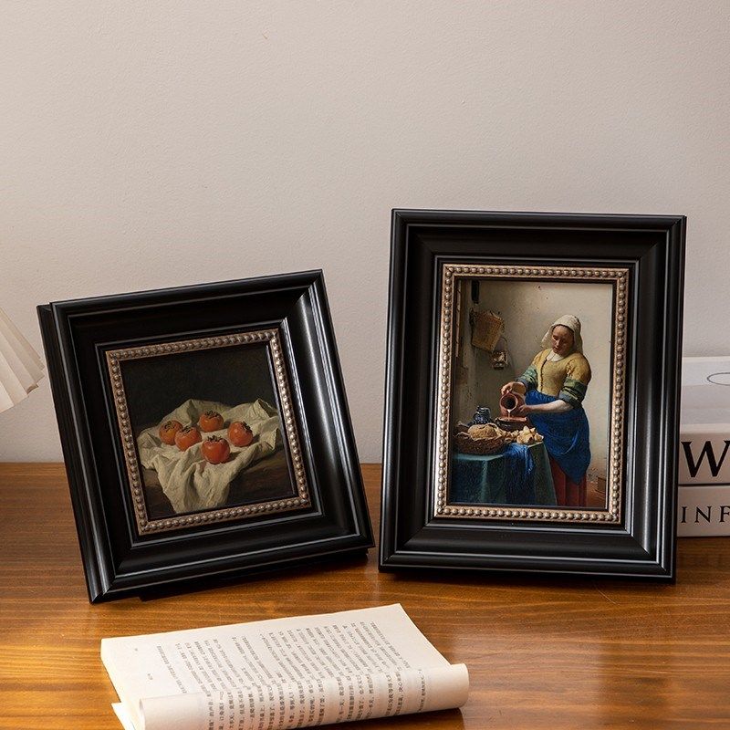 中世纪风格的法国水洗照片做成相框,桌子油画框DIY框墙挂简单复古,家居饰品,相框/画框,淘宝优惠券,粉丝福利购,淘宝优惠卷