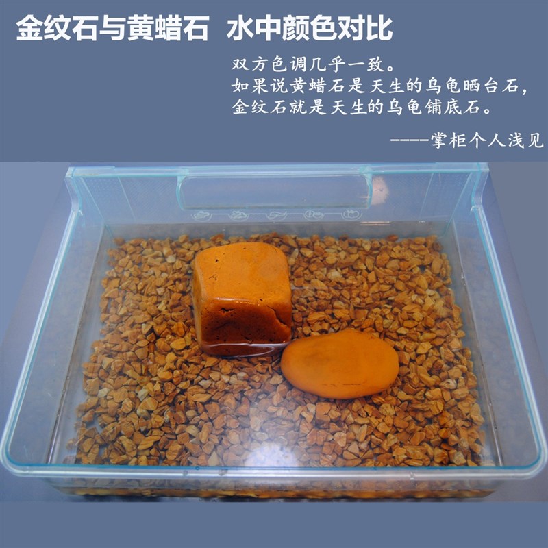 黄蜡石乌龟晒台天然蜡石头鱼缸造景观赏铺底黄喉缘龟晒背发色统货
