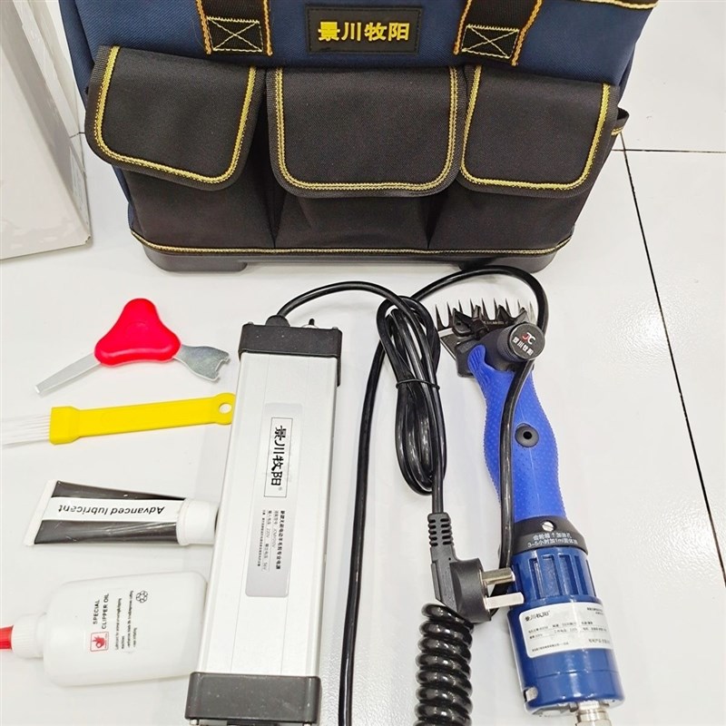 景川牧阳无刷电动羊毛剪刀大功率电推子剪毛机手持式厂家送刀片