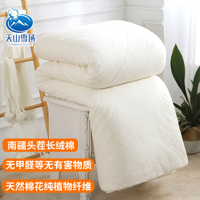 天山雪域新疆棉花被子春秋被夏被空调被全棉被芯棉絮被褥子纯棉胎