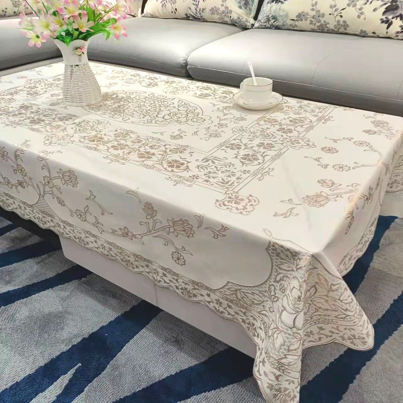 加厚茶几桌布PVC防水防油防烫免洗餐桌布欧式台布长方形塑料桌垫,居家布艺,桌布,淘宝优惠券,粉丝福利购,淘宝优惠卷
