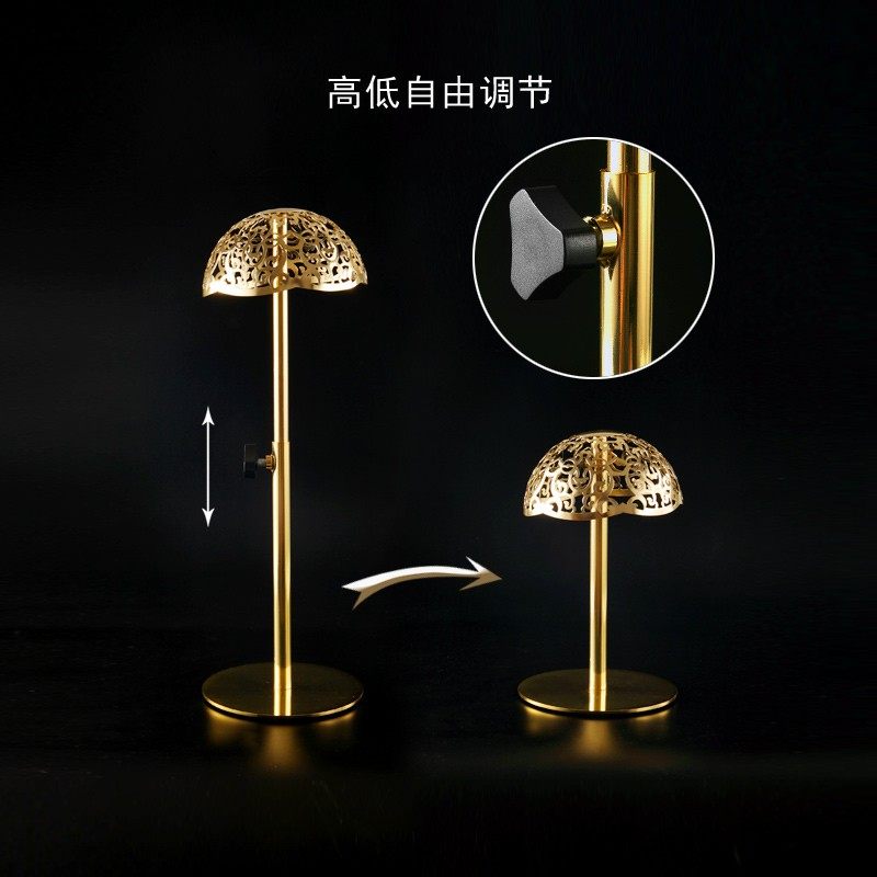 帽子架子展示架金属高度可调节帽拖帽撑陈列展架金色帽托架帽撑架图片